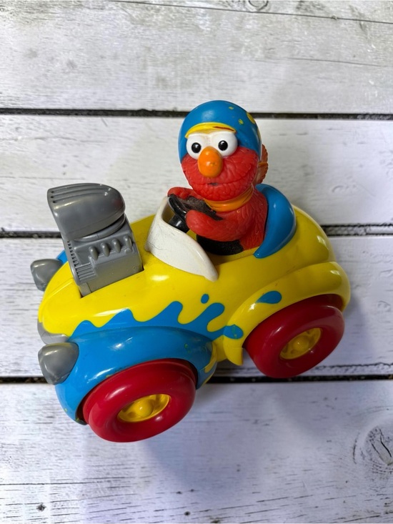 Tyco Other - Vintage Elmo Race Car Toy 1996 Tyco Sesame Street Retro Kids Collectible